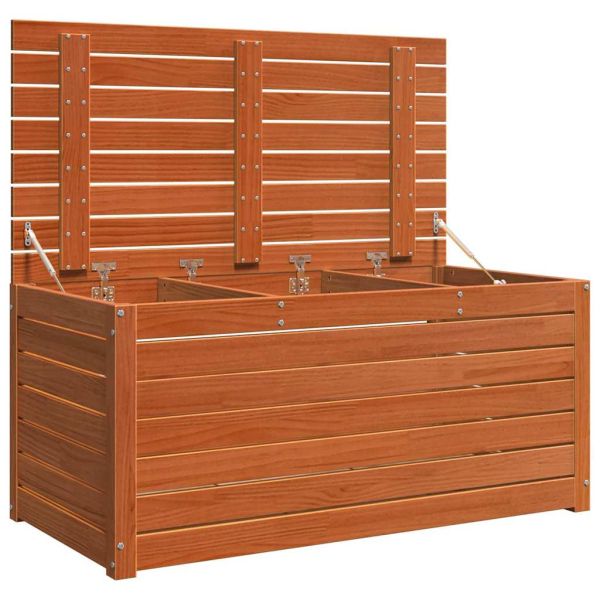 Кутия за съхранение със съхранение Кафяво с восъчно покритие