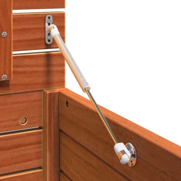 Кутия за съхранение със съхранение Кафяво с восъчно покритие