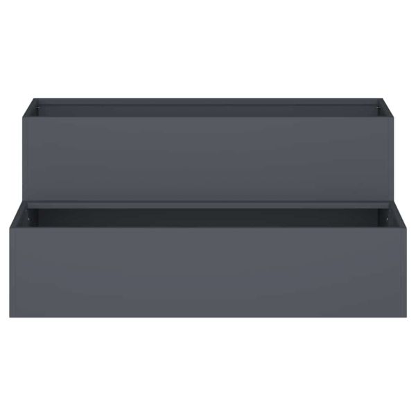 Градинска саксия Антрацит 100 x 60 x 45 см