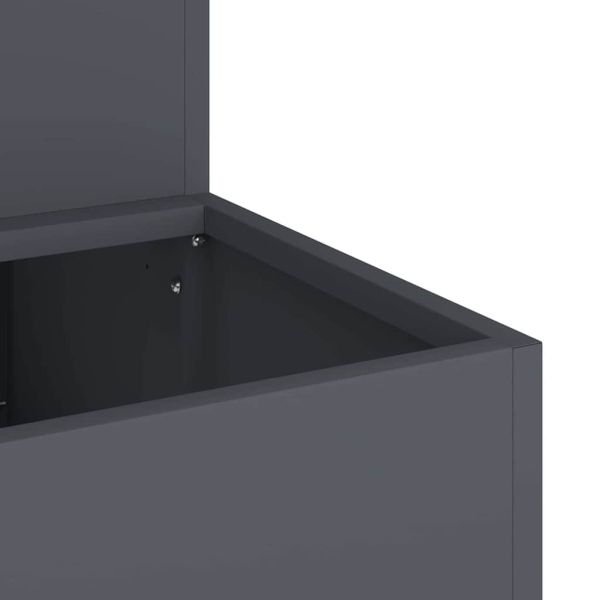 Градинска саксия Антрацит 100 x 60 x 45 см