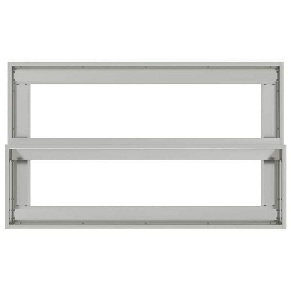 Градинска саксия Сребрист 100 x 60 x 45 см