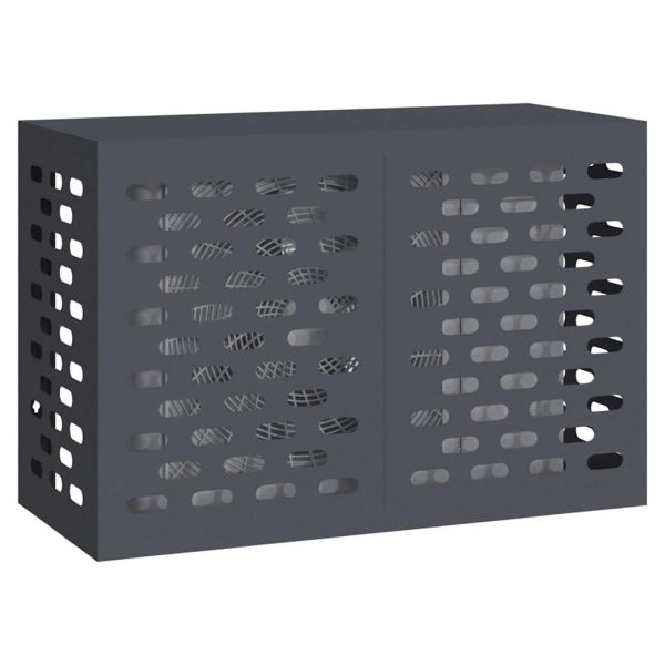 Покритие за климатик Антрацит 90 x 40 x 60 см Стомана