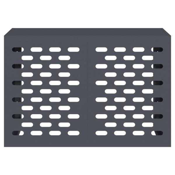 Покритие за климатик Антрацит 90 x 40 x 60 см Стомана