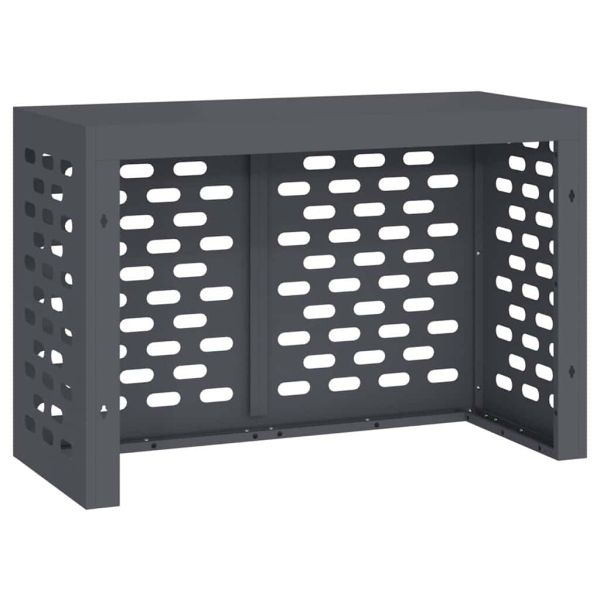 Покритие за климатик Антрацит 90 x 40 x 60 см Стомана