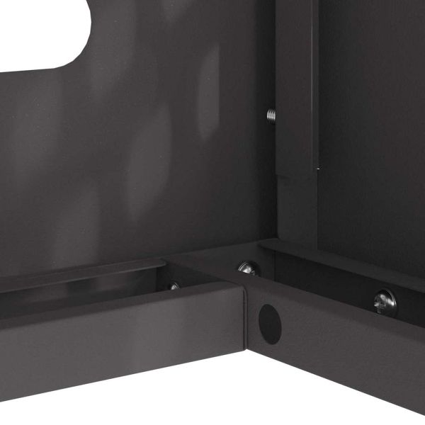 Покритие за климатик Черно 100 x 50 x 70 cm Стомана