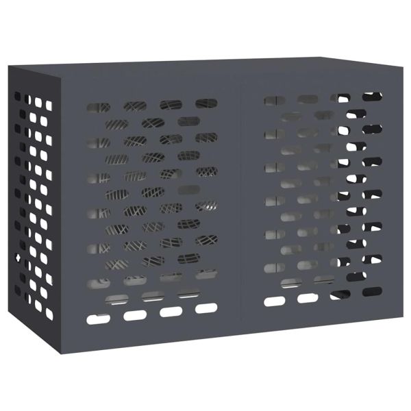 Покритие за климатик Антрацит 100 x 50 x 70 cm Стомана