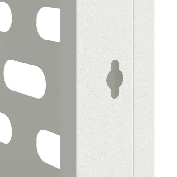 Покритие за климатик Бяло 110 x 50 x 80 cm Стомана