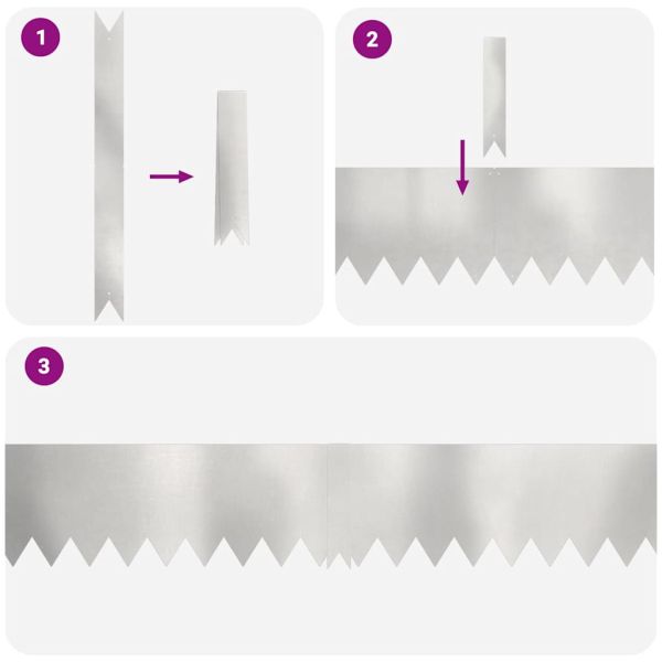 Ограда за трева 20 pcs Сребрист 100 x 0.05 x 20 см