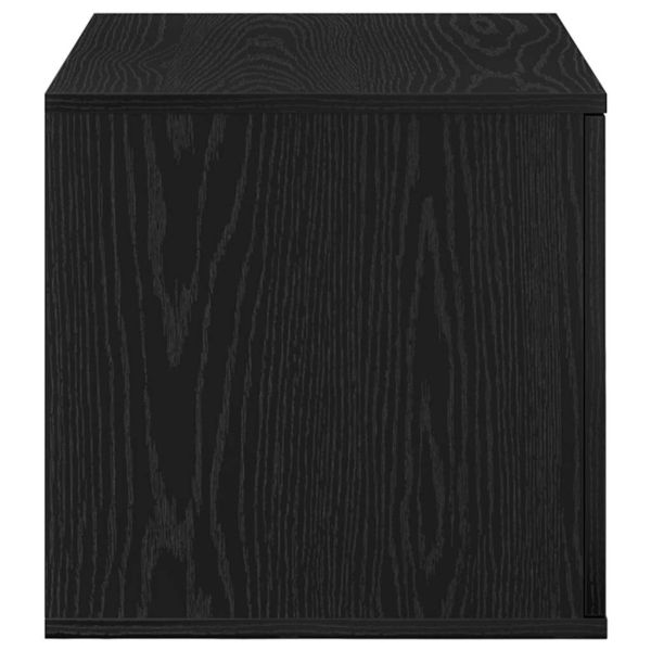 Шкаф за съхранение 2 pcs Черния дъб 118 x 41 x 40 см