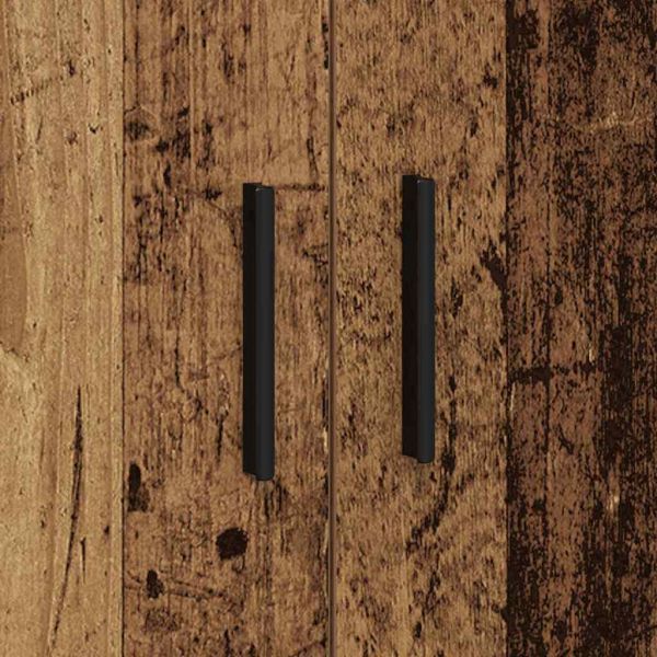 Шкаф за съхранение 2 pcs Старо дърво 118 x 41 x 40 см