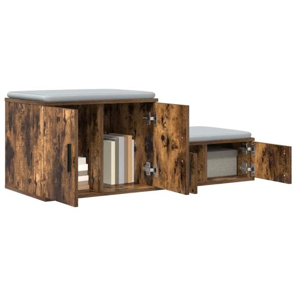 Шкаф за съхранение 2 pcs Димян дъб 108 x 41 x 40 см