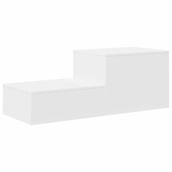 Шкаф за съхранение 2 pcs Бяло 103 x 41 x 40 см Инженерно дърво