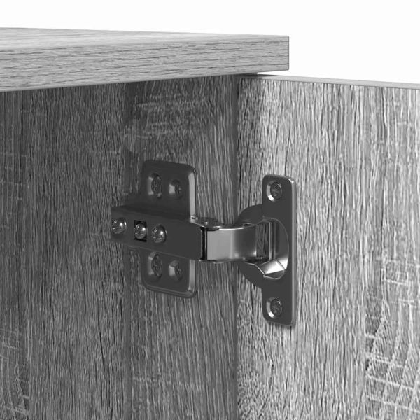 Шкаф за съхранение 2 pcs Сив Сонома 103 x 41 x 40 см