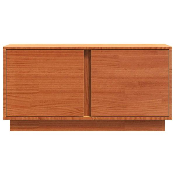 ТВ шкаф Кафяво с восъчно покритие 80 x 35 x 40,5 см