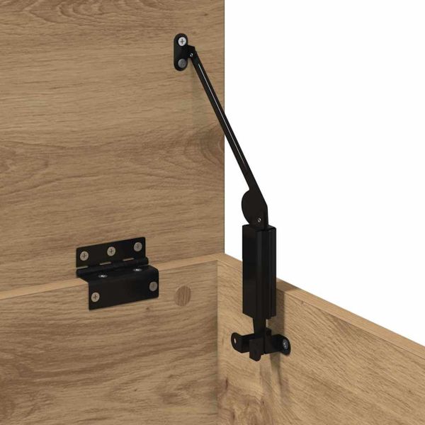 Кутия за съхранение Дъб 102 x 35 x 35 cm Инженерно дърво