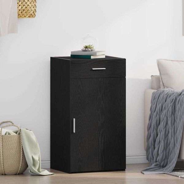 Служебен шкаф с чекмедже Черния дъб 50 x 42,5 x 93 см