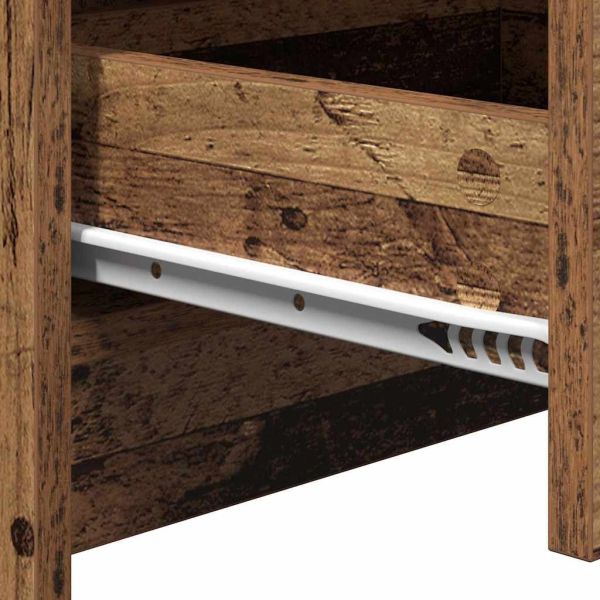 Нощен шкаф с Старо дърво 38 x 34 x 61 см Инженерно дърво