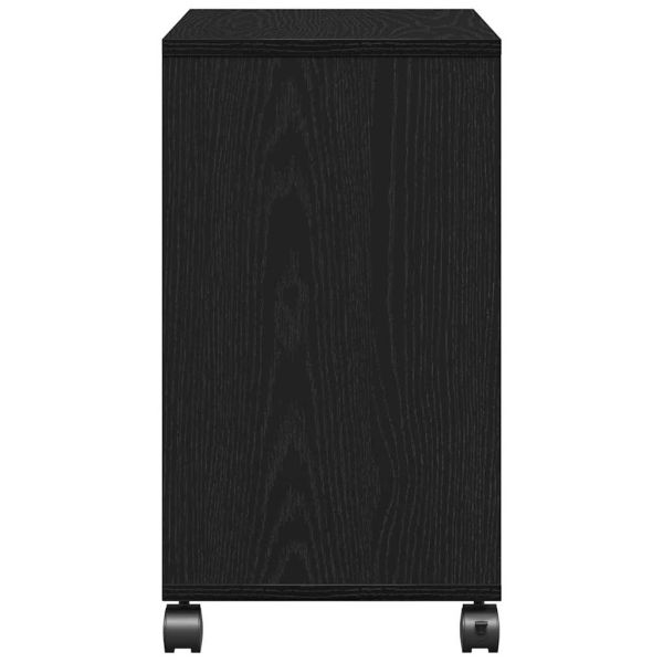 Масичка с рафт Черен дъб 50 x 30 x 55 см Инженерно дърво