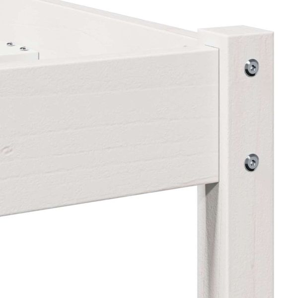 Рамка за легло с таблото Бяло 208.6 x 157.6 x 69.4 см