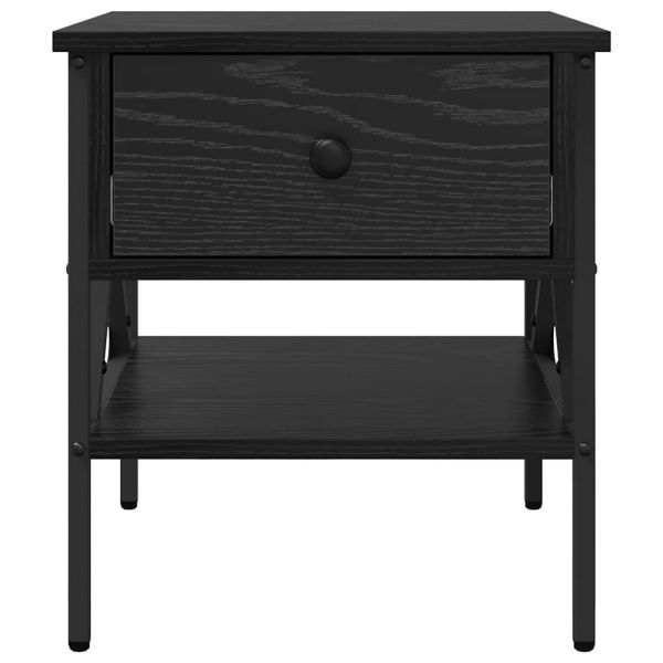 Нощно Шкафче с чекмедже 2 pcs Черен дъб 40 x 42 x 45 см