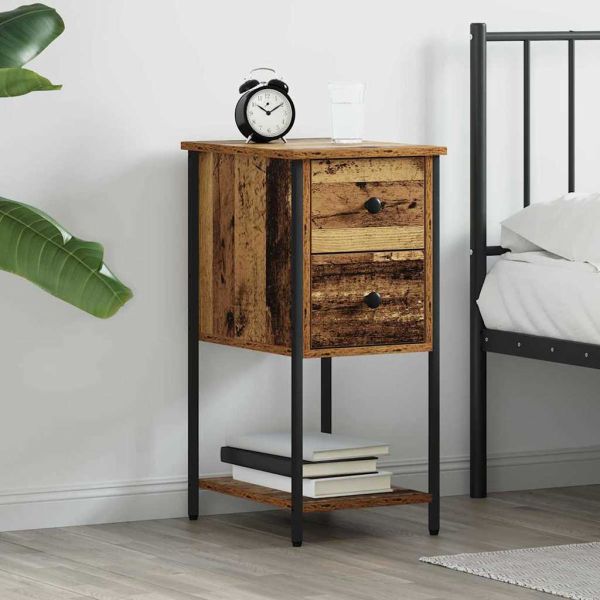 Нощен шкаф Старо дърво 32 x 42 x 70 см Инженерно дърво