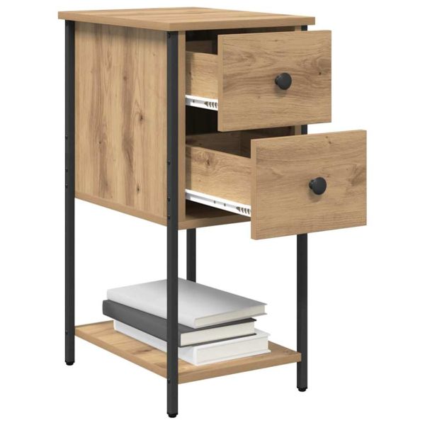 Нощен шкаф дъб артизан 32 x 42 x 70 см Инженерно дърво