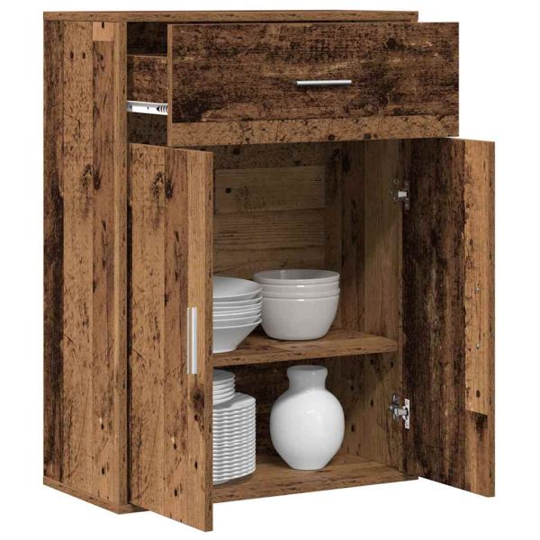 Служебен шкаф Старо дърво 60 x 30 x 84 см Инженерно дърво