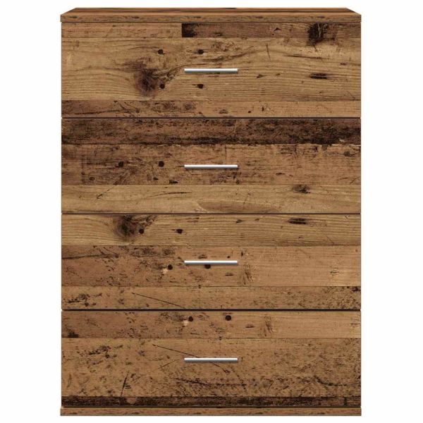 Служебен шкаф Старо дърво 60 x 39 x 80 см Инженерно дърво
