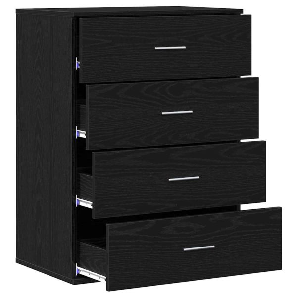 Служебен шкаф Черния дъб 60 x 39 x 80 см Инженерно дърво