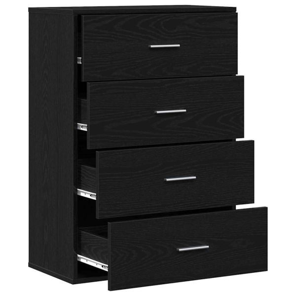 Служебен шкаф Черния дъб 60 x 31 x 84 см Инженерно дърво