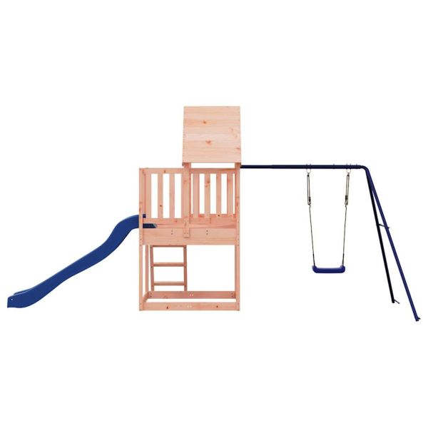 Комбинирано детско съоръжение, масивна дугласка дървесина