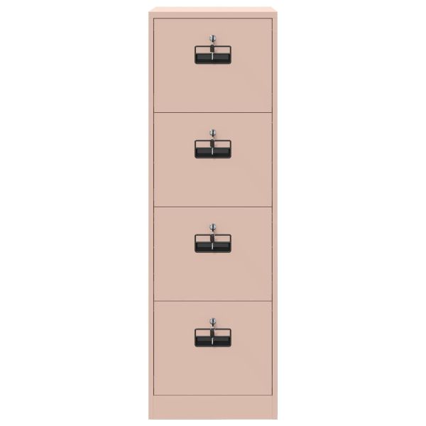 Кабинет за файлове с чекмедже 2 pcs Розово 44 x 50 x 106.5 см