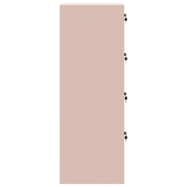 Кабинет за файлове с чекмедже 2 pcs Розово 44 x 50 x 106.5 см