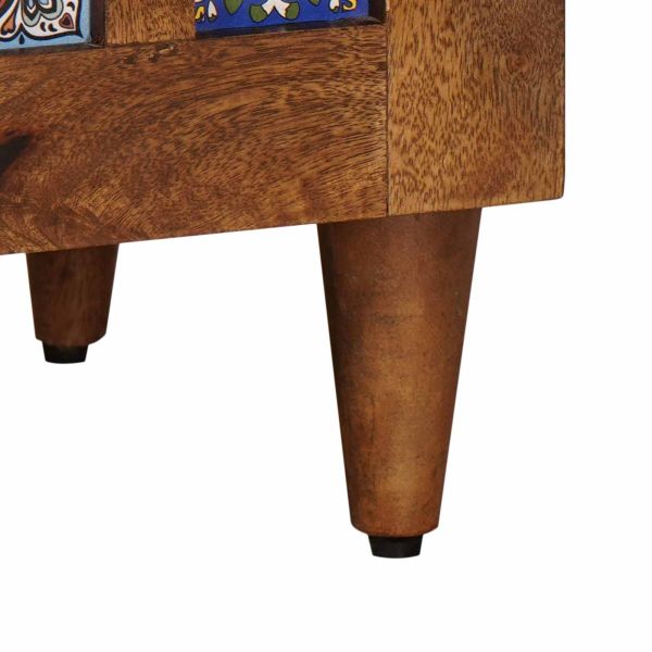 Нощен шкаф Кафяво 50 x 33 x 60 см Солидно мангово дърво