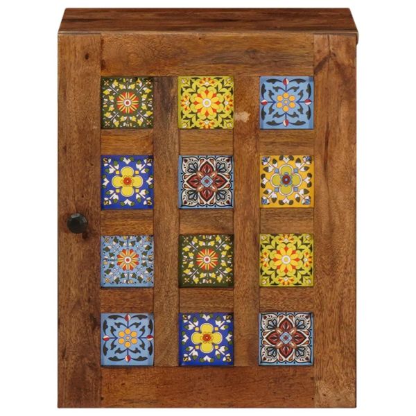 Окачен шкаф за баня със съхранение Орех 38 x 33,5 x 48 см