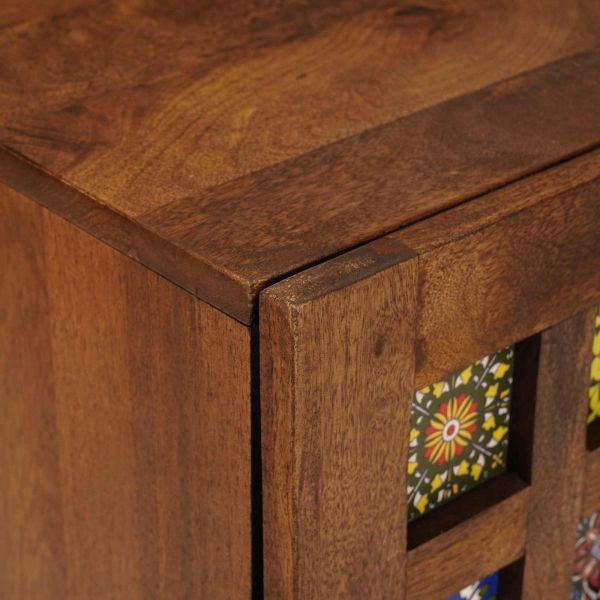 Окачен шкаф за баня със съхранение Орех 38 x 33,5 x 48 см