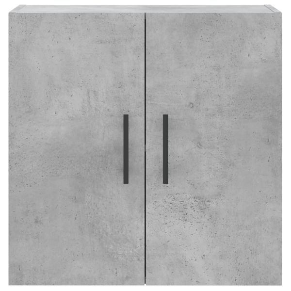 Стенен шкаф, бетонно сив, 60x31x60 см, инженерно дърво
