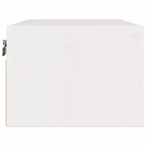 Нощно шкафче 2 pcs Бяло 50 x 32,5 x 24 см Борово дърво масив