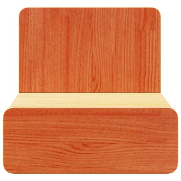 Нощно шкафче Кафяво с восъчно покритие 44 x 32,5 x 40 см