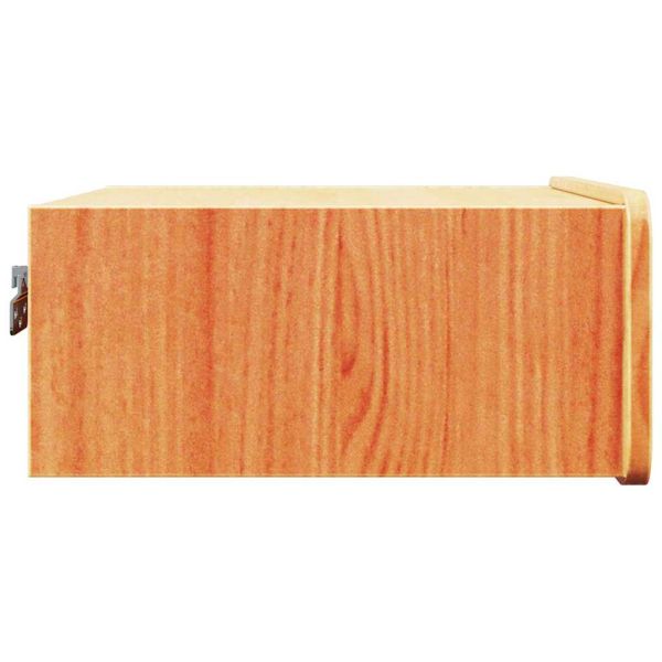 Нощно шкафче Кафяво с восъчно покритие 39 x 34 x 16,5 см