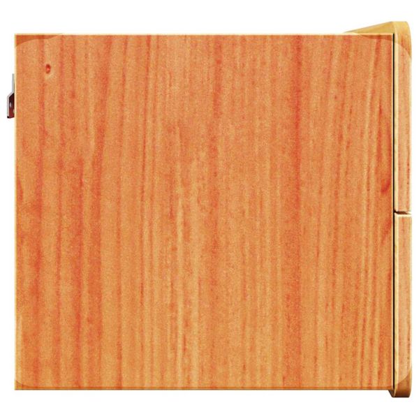 Нощно шкафче 2 pcs Кафяво 39 x 34 x 33 см Масивно дърво бор