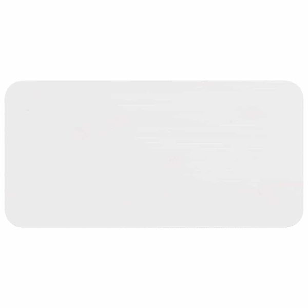 Масичка за кафе Бяло 80 x 39,5 x 33,5 см Борово дърво масив