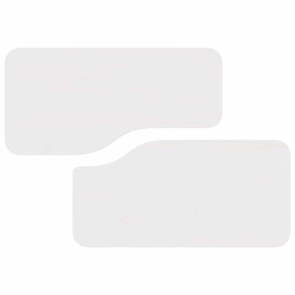 Масичка за кафе 2 pcs Бяло Борово дърво масив