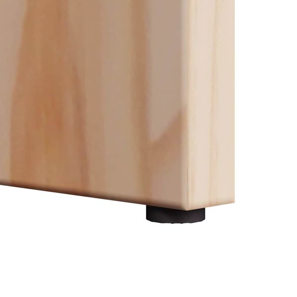 Масичка за кафе Естествен 50 x 40 x 50 см Борово дърво масив