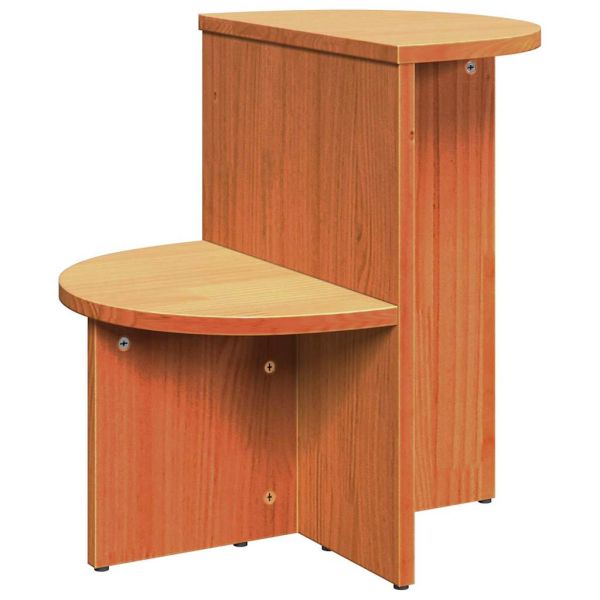 Масичка за кафе Кафяво с восъчно покритие 50 x 40 x 50 см