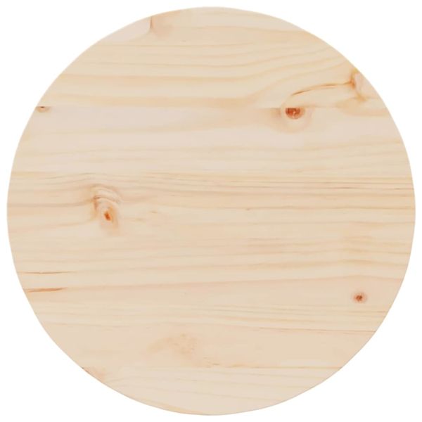 Масичка за кафе Естествен 50 x 50 x 35 cm Борово дърво масив