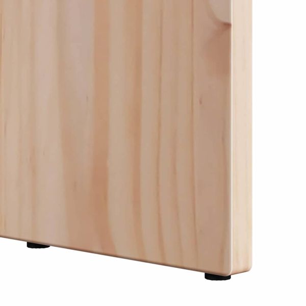 Масичка за кафе Естествен 50 x 50 x 35 cm Борово дърво масив