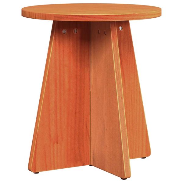 Масичка за кафе 3 pcs Кафяво с восъчно покритие