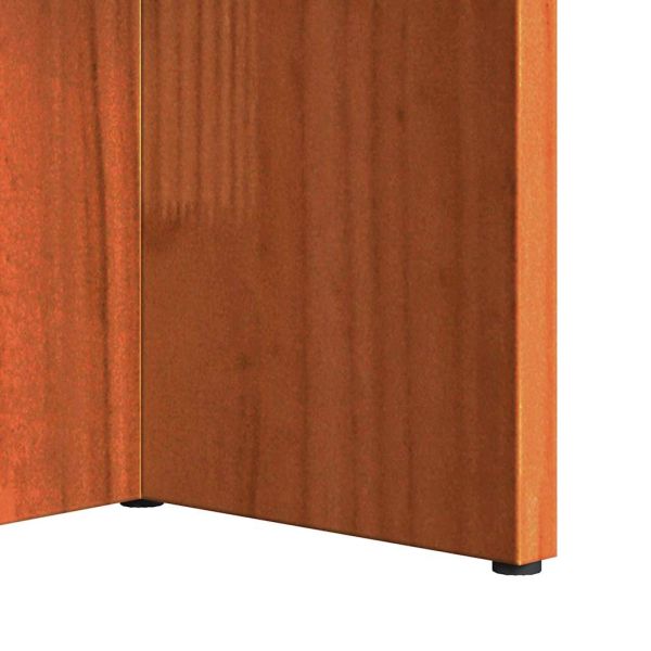 Масичка за кафе Кафяво с восъчно покритие 80 x 39,5 x 35 см