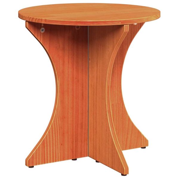 Масичка за кафе 3 pcs Кафяво с восъчно покритие